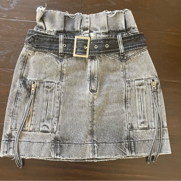 NWT RETROFETE Shalina Skirt, Slate Grey Size S - Picture 3 of 10